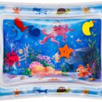 Splashin'kids Inflatable Tummy Time Premium Water mat Infants and Toddlers is The Perfect Fun time Play Activity Center Your Baby's Stimulation Growth