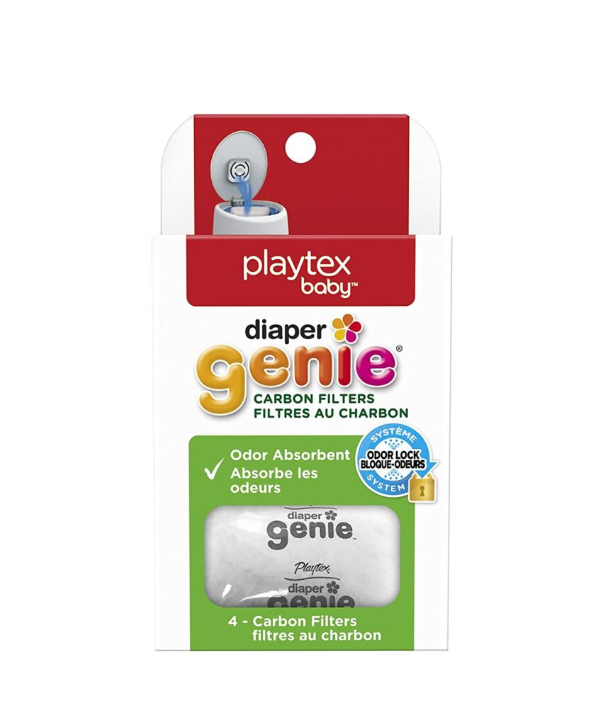 Playtex Diaper Genie Carbon Filter, Ideal for Use with Diaper Genie Complete, Odor Eliminator