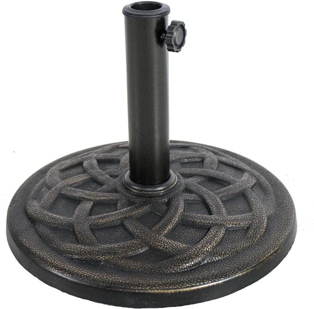 BACKYARD EXPRESSIONS PATIO · HOME · GARDEN 911554 Umbrella Base, Bronze