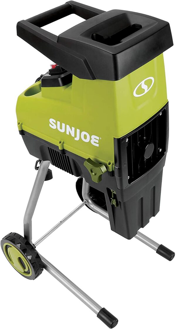 Sun Joe CJ603E 15-Amp 1.7-Inch Cutting Diameter Electric Silent Wood Chipper/Shredder, green - Image 2