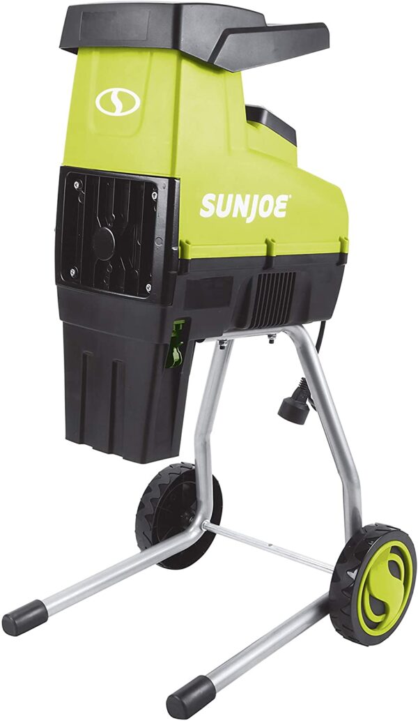 Sun Joe CJ603E 15-Amp 1.7-Inch Cutting Diameter Electric Silent Wood Chipper/Shredder, green - Image 4