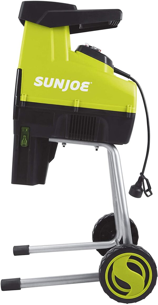 Sun Joe CJ603E 15-Amp 1.7-Inch Cutting Diameter Electric Silent Wood Chipper/Shredder, green - Image 6