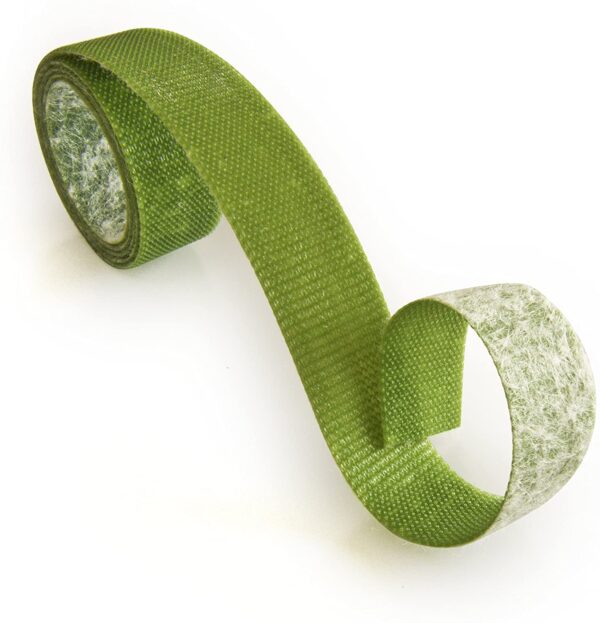 VELCRO Brand VEL-30071-USA ONE-WRAP Garden Ties | Plant Supports for Effective Growing | Strong Grips are Reusable and Adjustable | Cut-to-Length, 50 ft x 1/2 in, Green-Recycled Plastic - Image 3