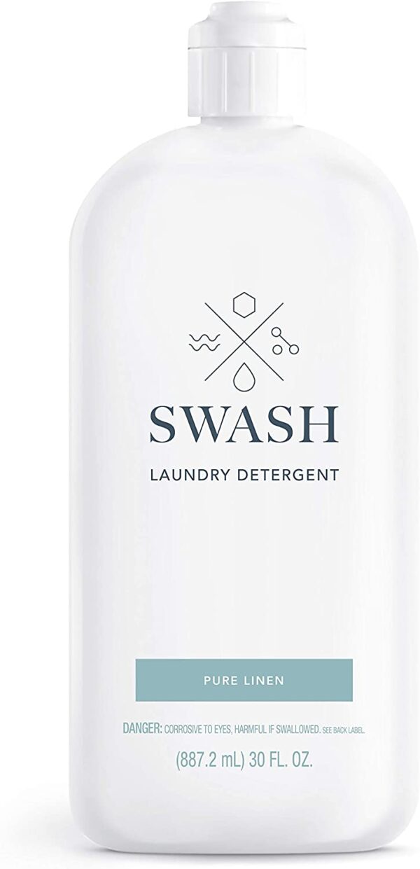 SWASH SWHLDLFL2 Liquid Laundry Detergent, Pure Linen, 83 Loads, 30 fl. Oz