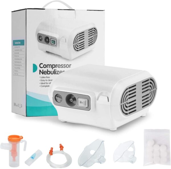 MAYLUCK Portable Compressor Nebulizer, Nebulizer Machine with 1 Set Accessory, Jet Nebulizers Personal Steam Inhaler Cool Mist Compressor System for Kids Adults - Image 6