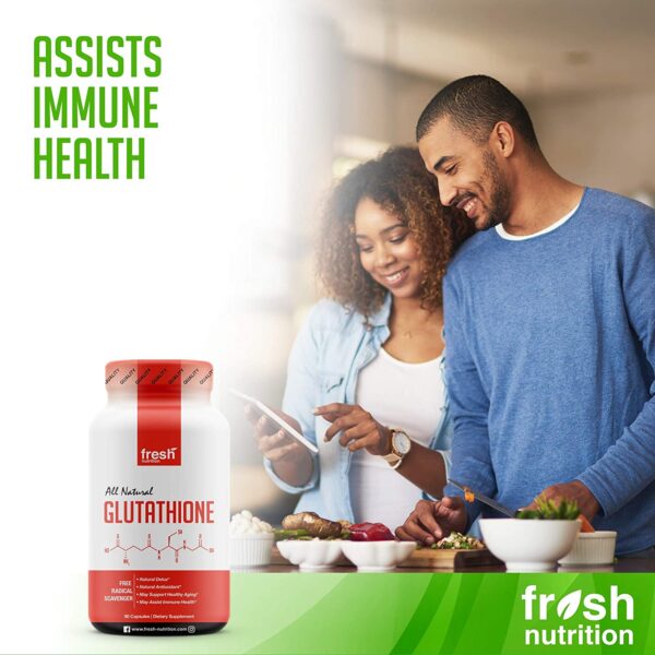 Glutathione Supplement - Strongest DNA Verified Glutathione Reduced - Natural Skin Whitening Anti-Aging Benefits – Liver, Immune and Brain Function - Vegan Friendly, Non GMO, Gluten & Soy Free - Image 4