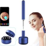 BEBIRD X17 Pro Ear Endoscope with 6 LED Lights, 3.5mm 1080P HD WiFi Ear Wax Removal Wireless Camera Digital Otoscope for iPhone and Android Smartphone(Blue)