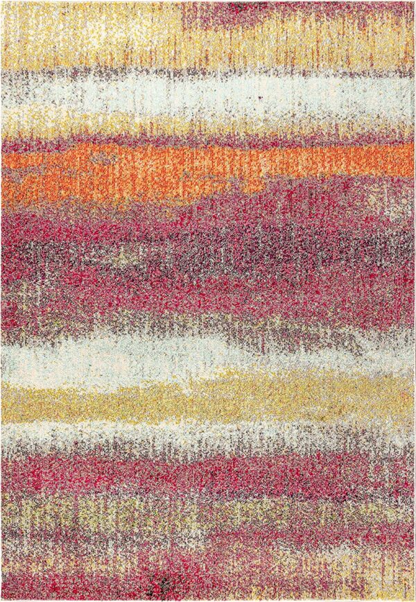 JONATHAN Y Contemporary POP Modern Abstract Vintage Cream/Pink 8 ft. x 10 ft. Area-Rug, Bohemian, Easy-Cleaning, For Bedroom, Kitchen, Living Room, Non Shedding - Image 5