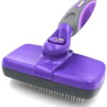 Hertzko Self Cleaning Slicker Brush ? Gently Removes Loose Undercoat, Mats and Tangled Hair ? Your Dog or Cat Will Love Being Brushed with The Grooming Brush