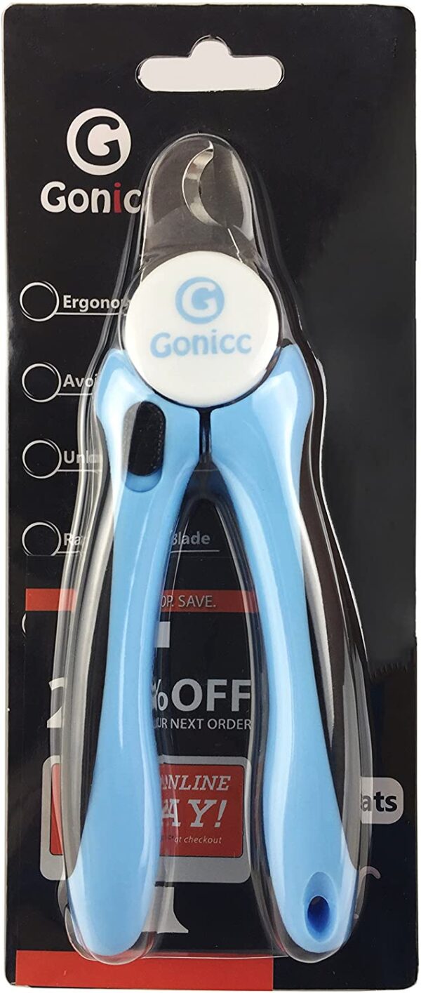 Gonicc Dog & Cat Pets Nail Clippers and Trimmers - with Safety Guard to Avoid Over Cutting, Free Nail File, Razor Sharp Blade - Professional Grooming Tool for Pets - Image 3