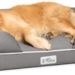 PetFusion Ultimate Dog Bed, Orthopedic Memory Foam, Multiple Sizes/Colors, Medium Firmness Pillow, Waterproof Liner, YKK Zippers, Breathable 35% Cotton Cover, Cert. Skin Safe, 3yr Warranty