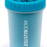 Dexas MudBuster Portable Dog Paw Cleaner, Medium, Blue