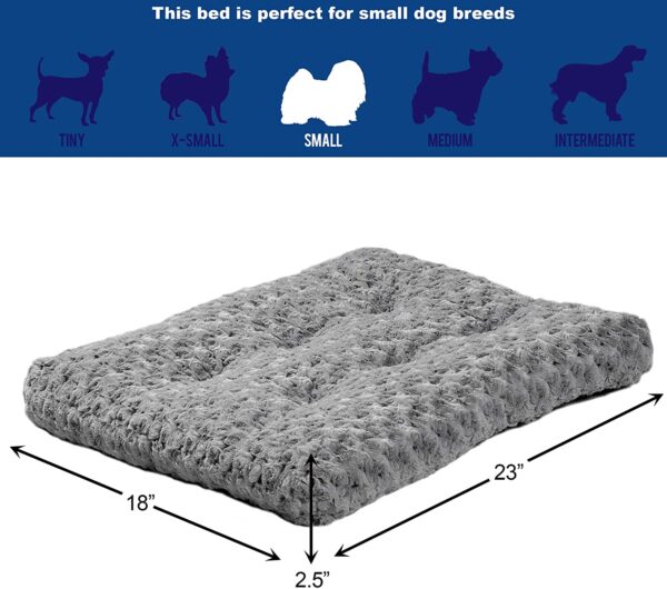 MidWest Homes for Pets Deluxe Dog Beds | Super Plush Dog & Cat Beds Ideal for Dog Crates | Machine Wash & Dryer Friendly, 1-Year Warranty - Image 2