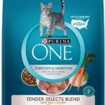 Purina ONE Natural Dry Cat Food, Tender Selects Blend With Real Chicken - (4) 3.5 lb. Bags