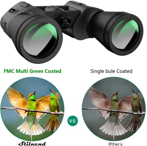 Binoculars 20x50, HD Professional/Waterproof Binoculars with Low Light Night Vision, Durable & Clear BAK4 Prism FMC Lens Binoculars. Suitable for Outdoor Sports and Concert, Bird Watching. - Image 4