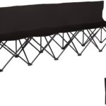 Trademark Innovations Sports Bench Portable Back Folding Sideline