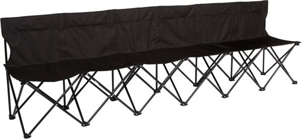 Trademark Innovations Sports Bench Portable Back Folding Sideline - Image 3