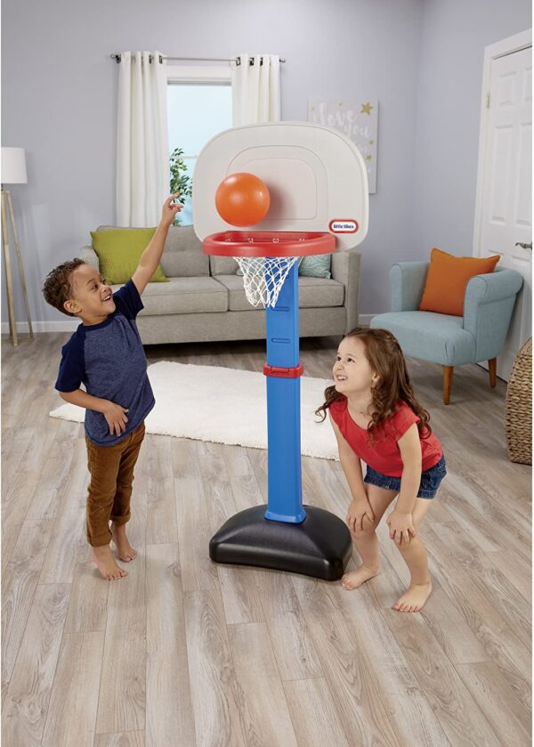 Little Tikes Easy Score Basketball Set, Blue, 3 Balls - Amazon Exclusive - Image 2