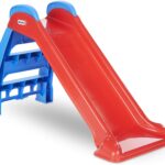 Little Tikes First Slide Toddler Slide, Easy Set Up Playset for Indoor Outdoor Backyard, Easy to Store, Safe Toy for Toddler, Slip And Slide For Kids (Red/Blue)