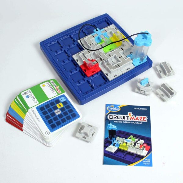 ThinkFun Circuit Maze Electric Current Brain Game and STEM Toy for Boys and Girls Age 8 and Up - Toy of the Year Finalist, Teaches Players about Circuitry through Fun Gameplay - Image 3