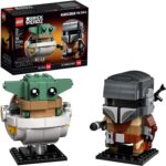 LEGO BrickHeadz Star Wars The Mandalorian & The Child 75317 Building Kit, Toy for Kids and Any Star Wars Fan Featuring Buildable The Mandalorian and The Child Figures, New 2020 (295 Pieces)