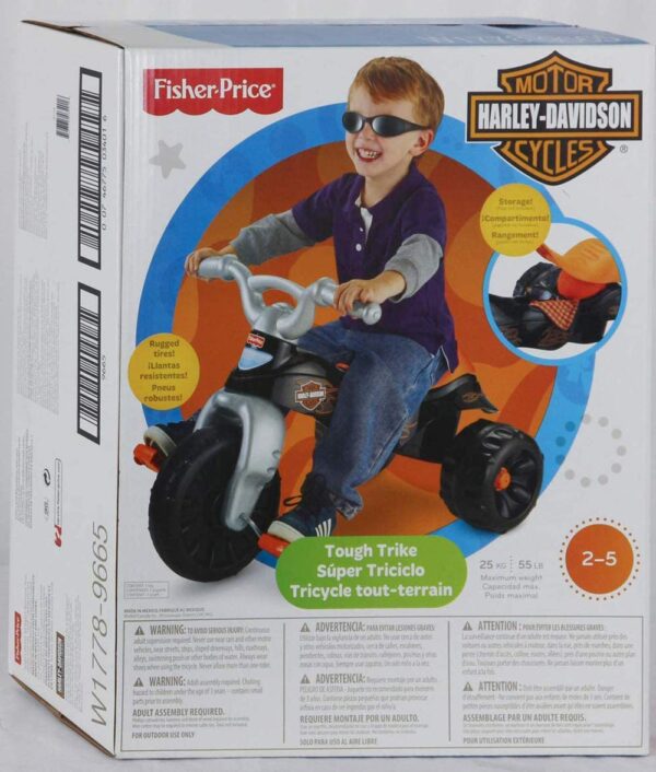 Fisher-Price Harley-Davidson Tough Trike , Black - Image 6