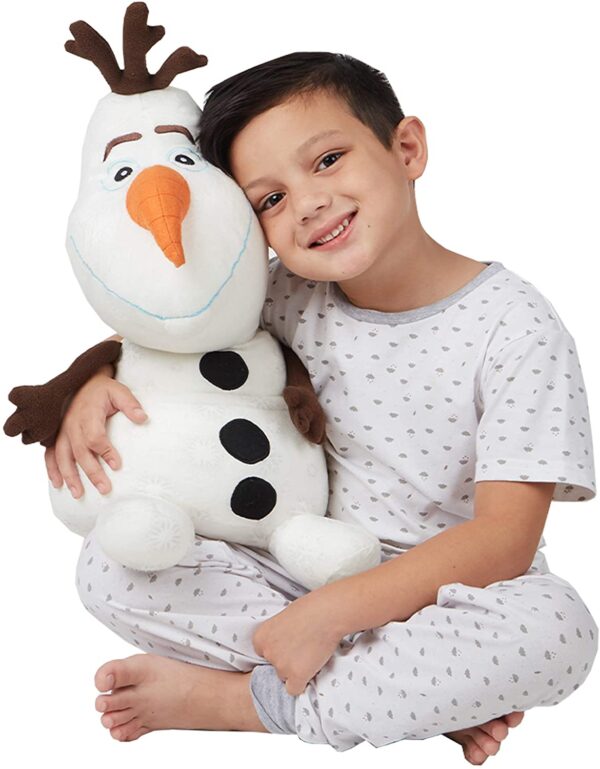 Franco Kids Bedding Super Soft Plush Snuggle Cuddle Pillow, One Size, Disney Frozen 2 Olaf - Image 2