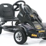 Hauck Batmobile Pedal Go Kart, Superhero Ride-On Batman Vehicle, Kids 4 and Older, Peddle & Patrol the Streets of Gotham just like Batman, Race-Styled Pedals & Rubber Wheels